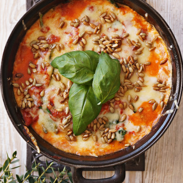 Halloumi lasagne