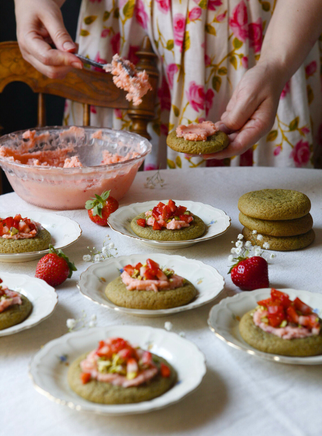 Matcha cookies