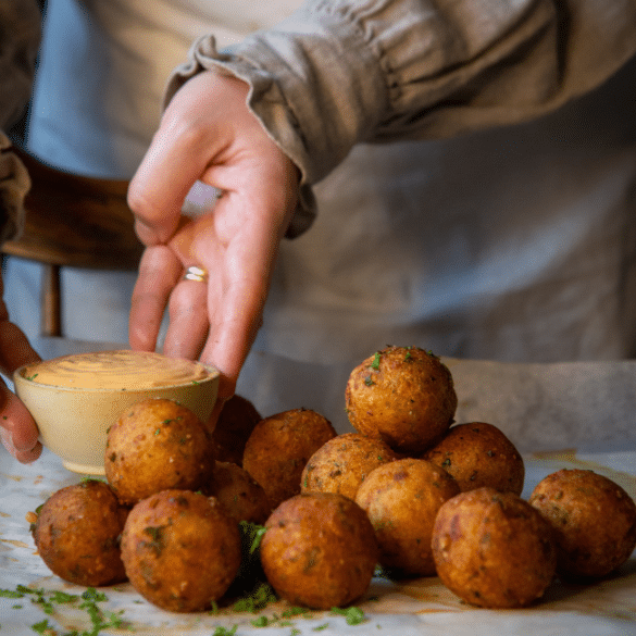 Fried Mashed Potato Balls