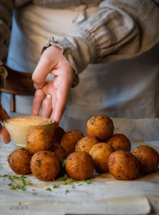 Fried Mashed Potato Balls