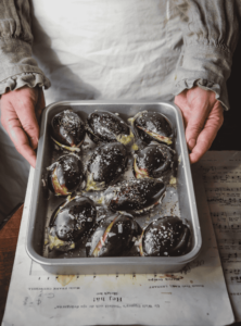 Ugnsrostade mini aubergine