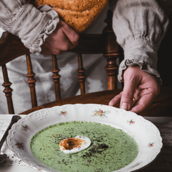 Broccolisoppa med västerbottenost