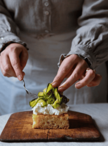 Focaccia med ricotta och zucchini